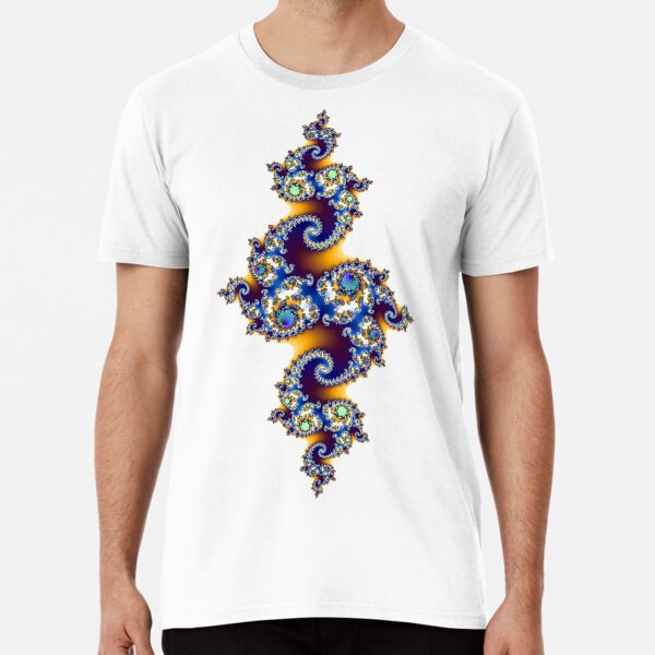 Juliaset Fractal- Transparent Premium T-Shirt