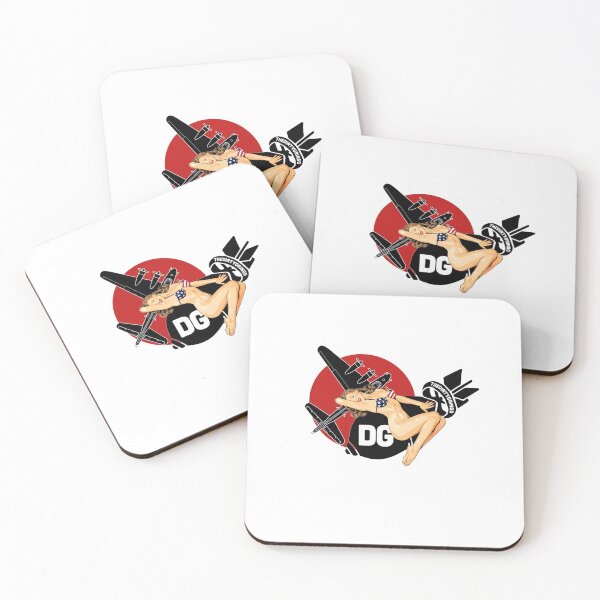 Item preview, WWII Nose Art Bomber Pinup Retro B17 Red Sun  designed and sold by TheDirtyGringo.