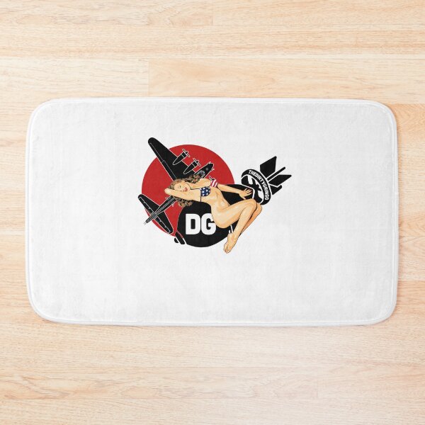 Item preview, WWII Nose Art Bomber Pinup Retro B17 Red Sun  designed and sold by TheDirtyGringo.