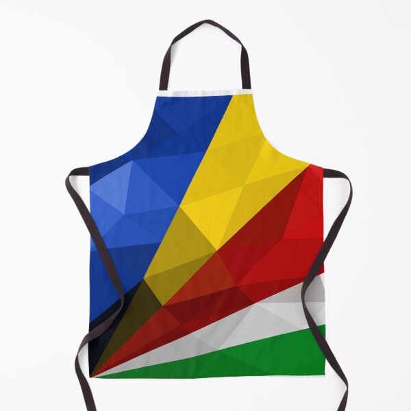 Item preview, Seychelles Flag Geometric Art – Bold and Colorful Design designed and sold by OrangePoly.