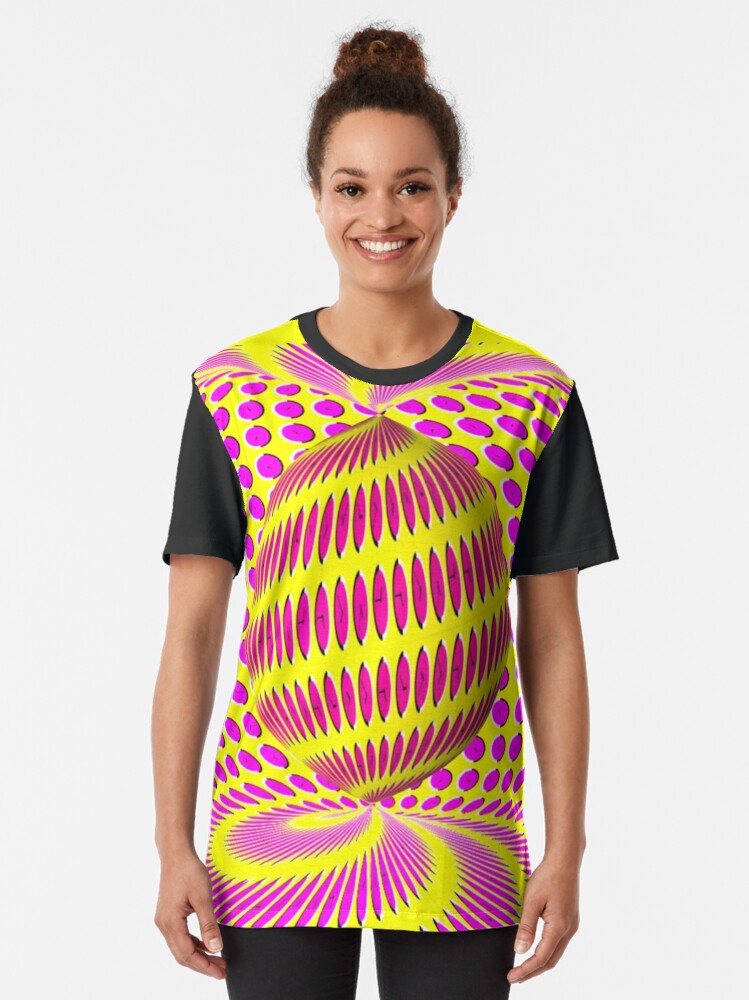 Optical Illusions Op Art T Shirt For Sale By Closeddoor Redbubble Op Art Graphic T Shirts