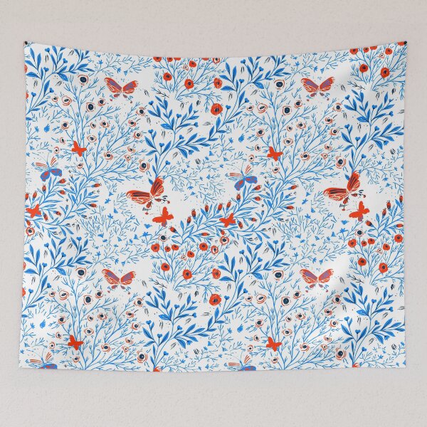 Item preview, Butterflies pattern 06 designed and sold by ewoio.