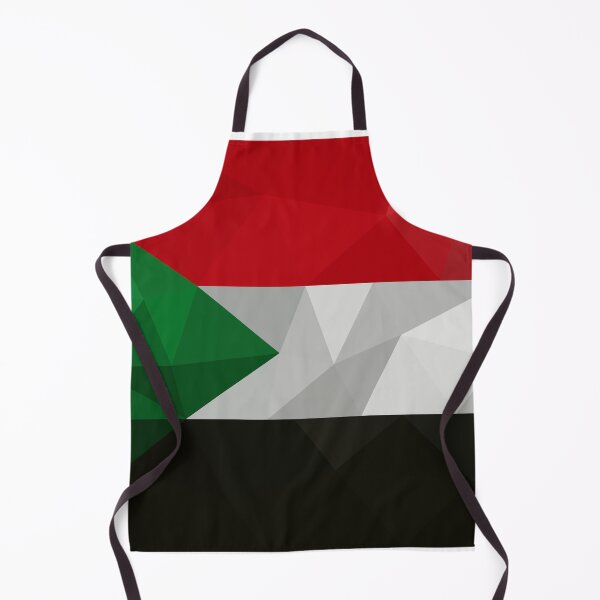 Item preview, Geometric Sudan Flag Design – Patriotic Art Print designed and sold by OrangePoly.