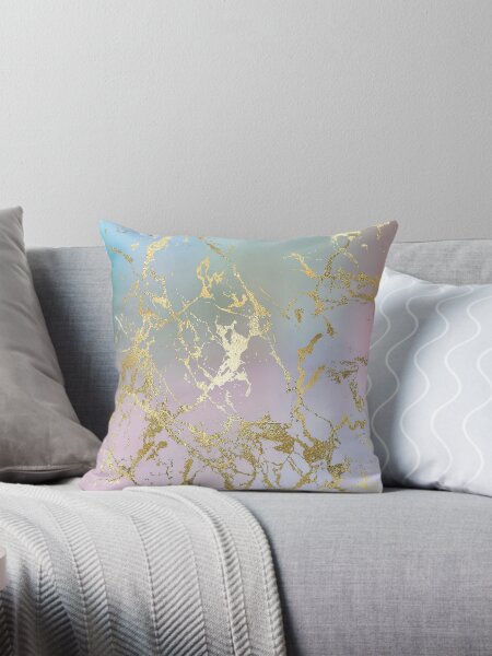 Item preview, Gorgeous Modern Green and Pink Marble Gold Gradient designed and sold by fharryn.