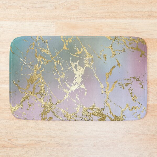 Item preview, Gorgeous Modern Green and Pink Marble Gold Gradient designed and sold by fharryn.