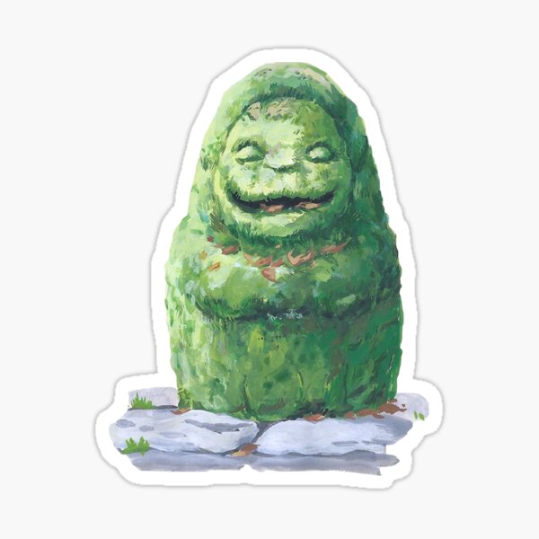 Statue verte Sticker