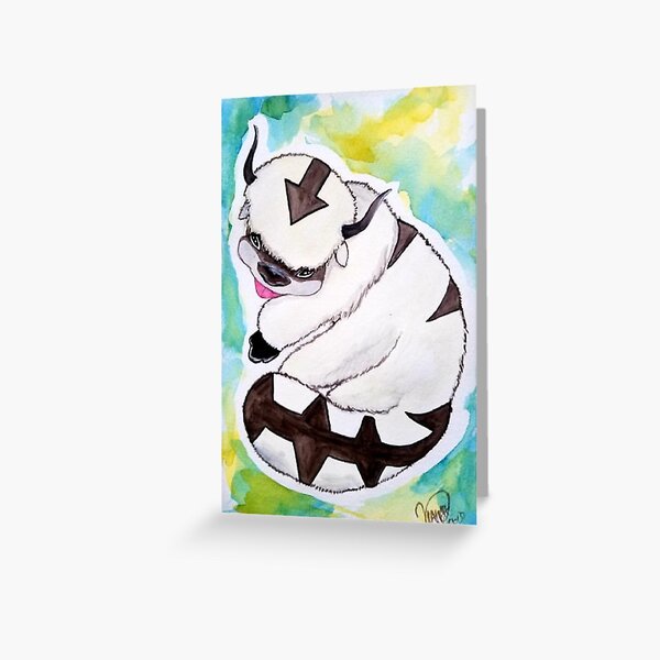 watercolor Appa Greeting Card