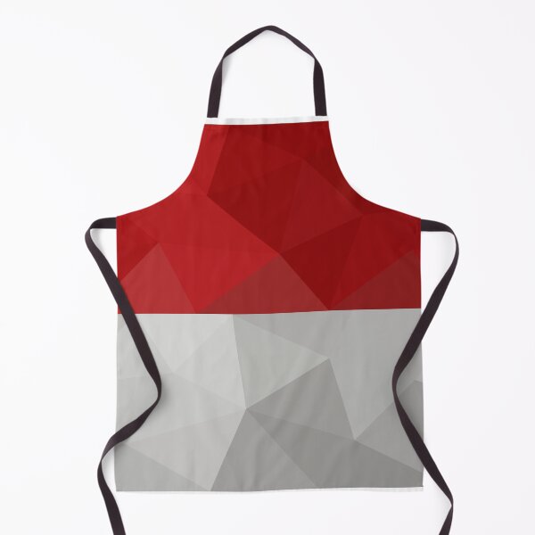 Item preview, Geometric Indonesia Flag Art – Modern Red and White Design designed and sold by OrangePoly.