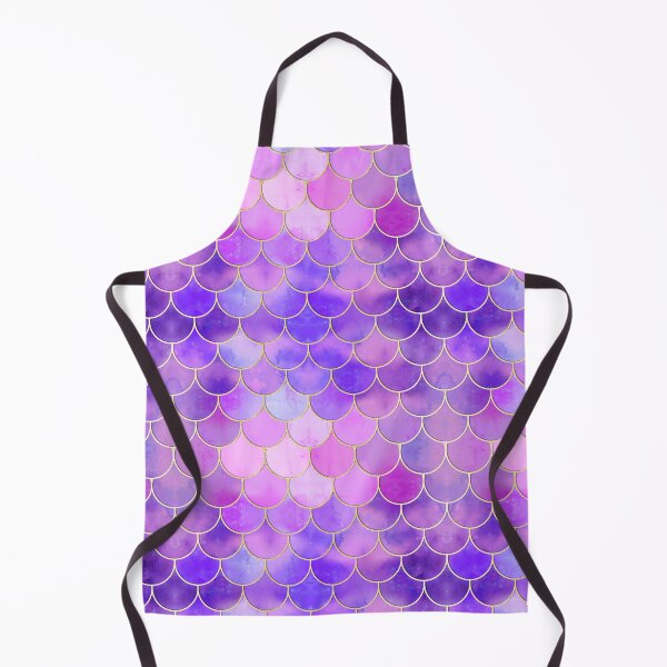 Item preview, Ultra Violet & Gold Mermaid Scale Pattern designed and sold by tanyadraws.