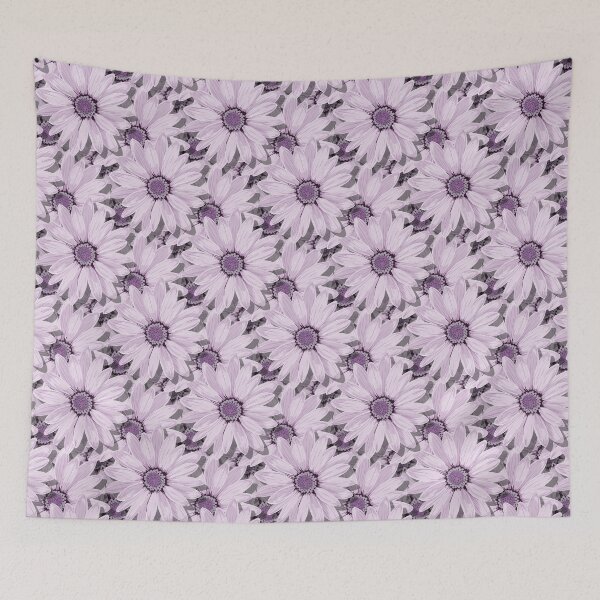 Item preview, purple daisy flowers designed and sold by doctors-apparel.