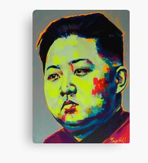 Kim Jong Un 1.0 Canvas Print