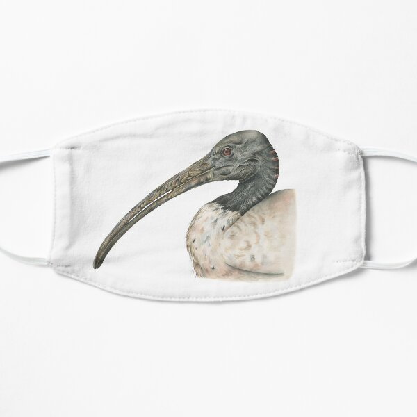 Australian White Ibis Flat Mask