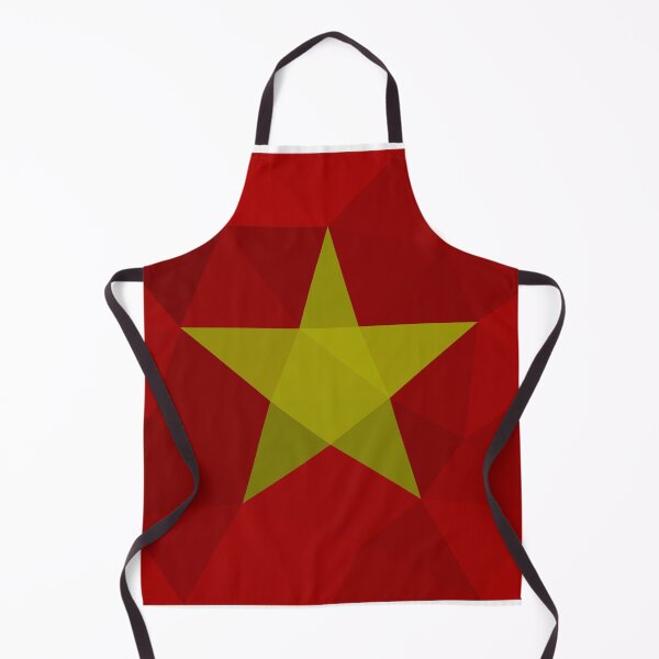 Item preview, Geometric Vietnam Flag Art – Modern Red and Yellow Star Design designed and sold by OrangePoly.