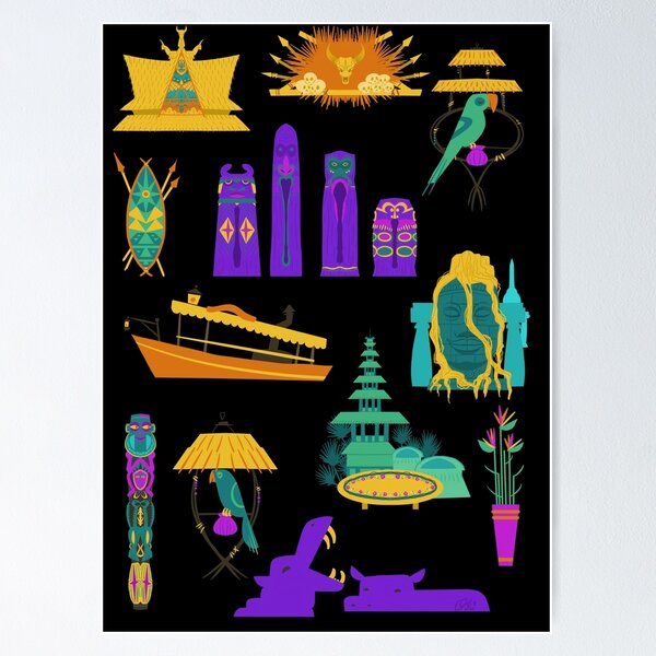 Item preview, Adventureland Icons designed and sold by Olivia Albright.