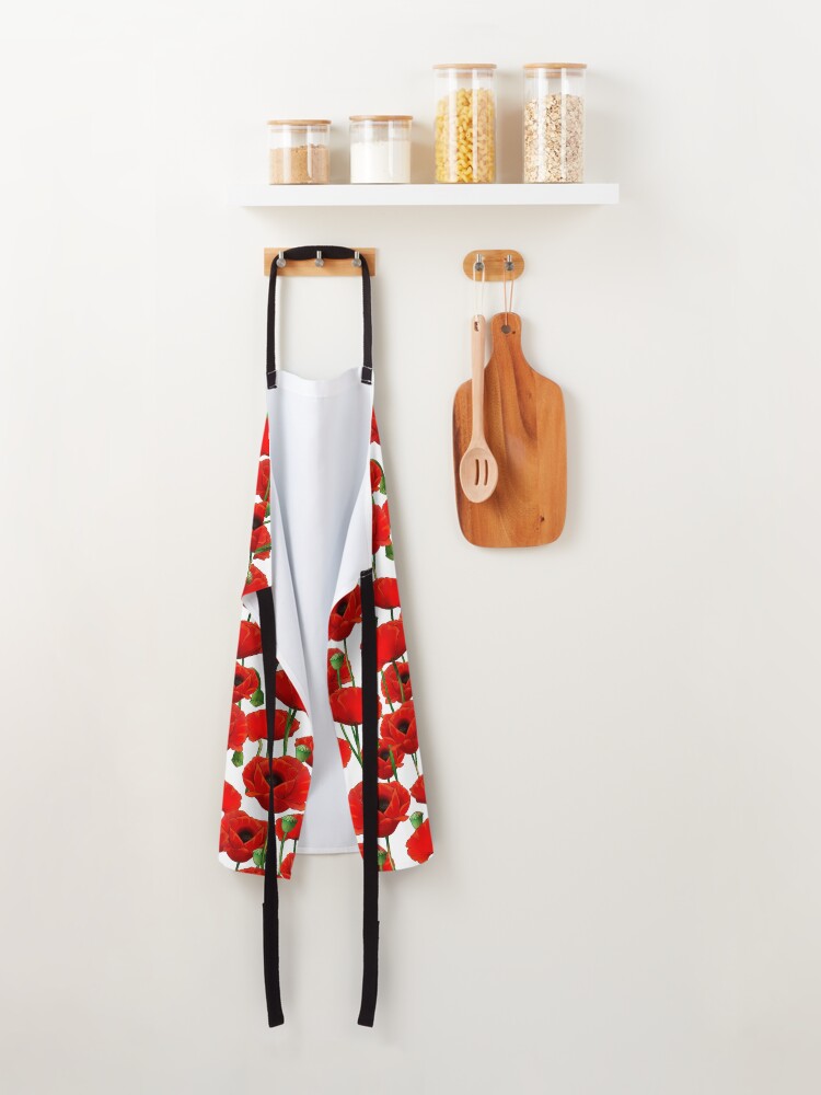 Alternate view of Poppy Pattern Apron