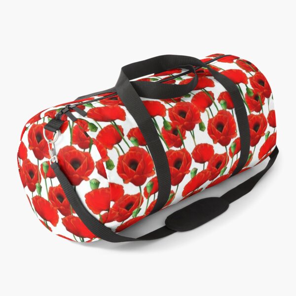 French Luggage Co Paradise Tapestry Duffel Bag Travel Luggage Embroidered  Floral