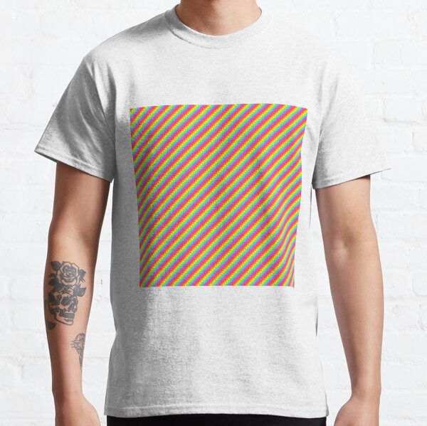 Rainbow Pixels Classic T-Shirt