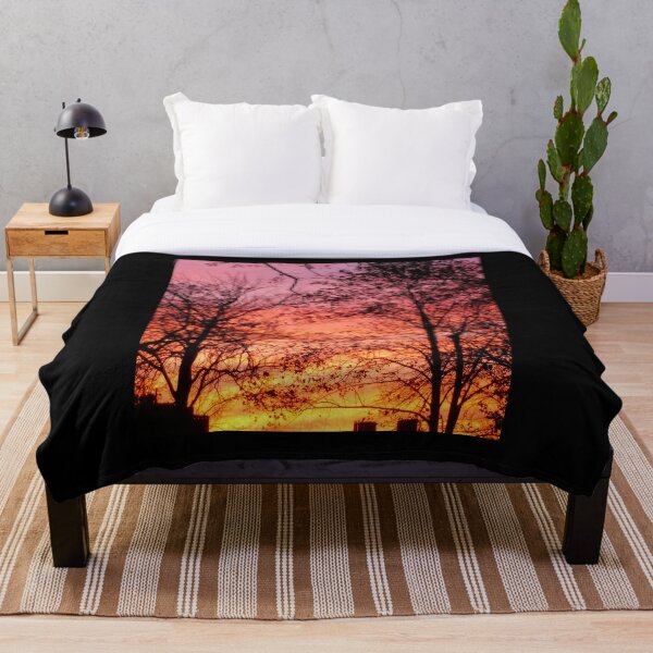 Artikelvorschau, Flammender Sonnenuntergang entworfen und verkauft von ArtbugDesigns.