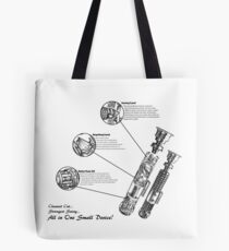 Star Wars Lightsaber Schematics Tote Bag