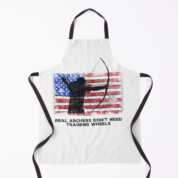 Item preview, Distressed Flag Real Archers Don't Need Training Wheels Traditional Archery  designed and sold by wdyoungblood.