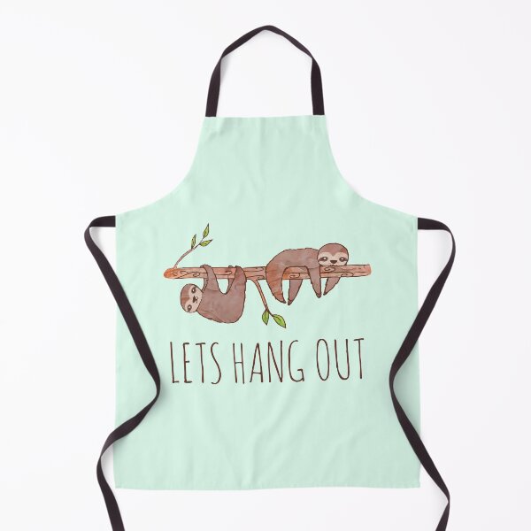 Item preview, Lets Hang Out Sleepy Sloths Drawing designed and sold by tanyadraws.