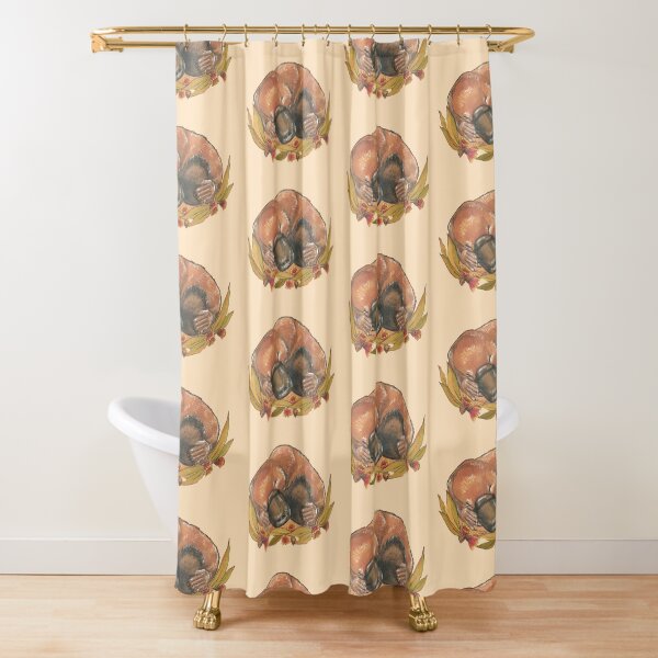 Sleepy platypus Shower Curtain