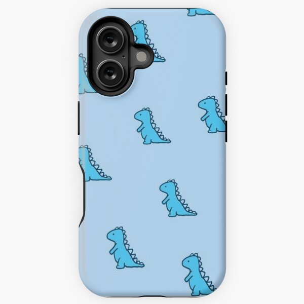 Item preview, Cute Blue Dinosaur Phone Case !! designed and sold by viral creations.