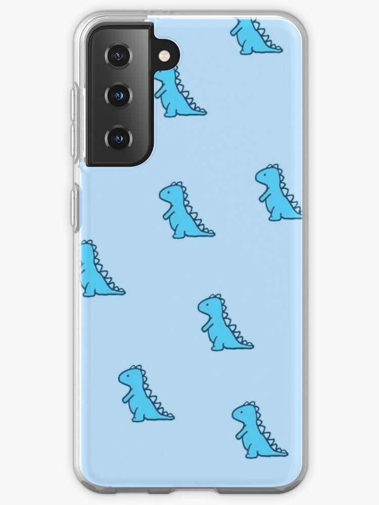 Cute Blue Dinosaur Phone Case Case Skin For Samsung Galaxy By Vsco Cases Redbubble