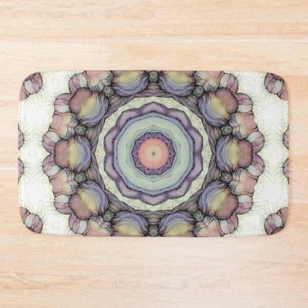 Item preview, abstract flowers kaleidoscope mandala designed and sold by MandalaFlowerArt.