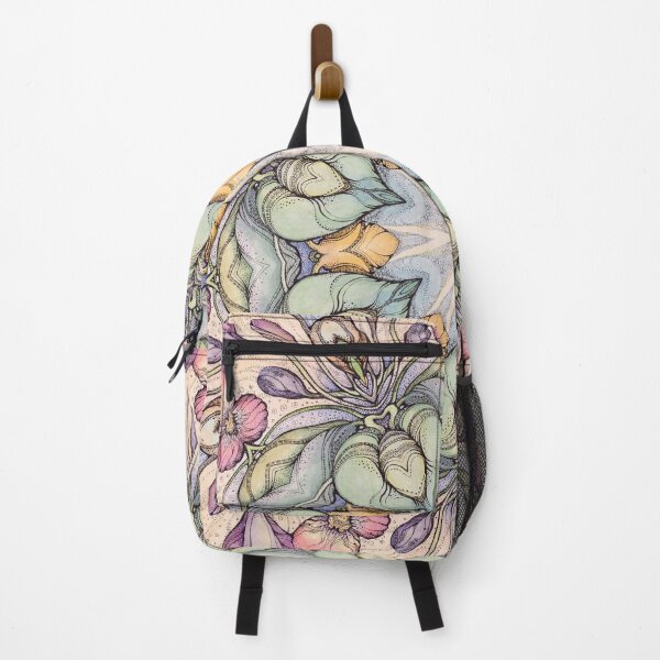 Item preview, Vintage floral pattern designed and sold by MandalaFlowerArt.