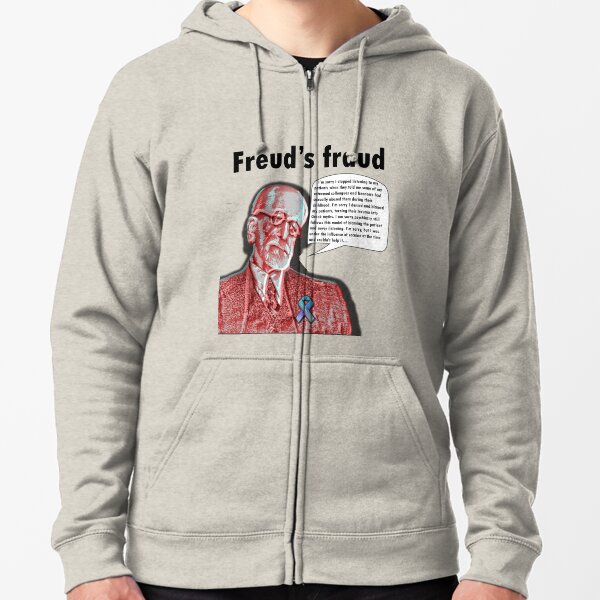 Freud's fraud Zipped Hoodie