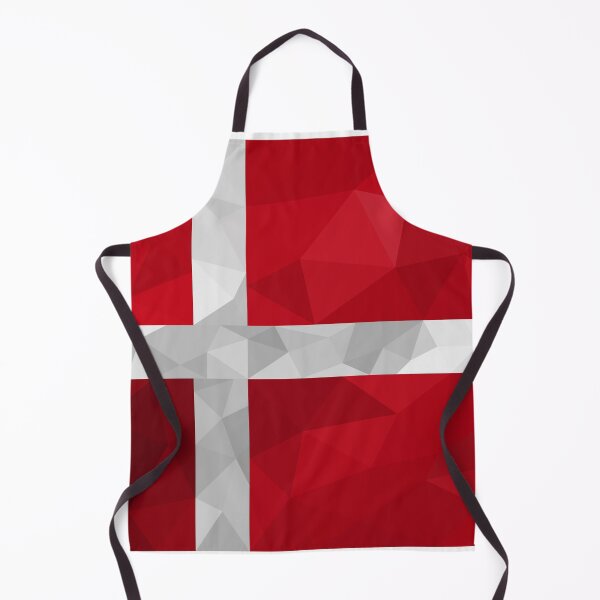 Item preview, Geometric Denmark Flag Art – Modern Danish Cross Design designed and sold by OrangePoly.