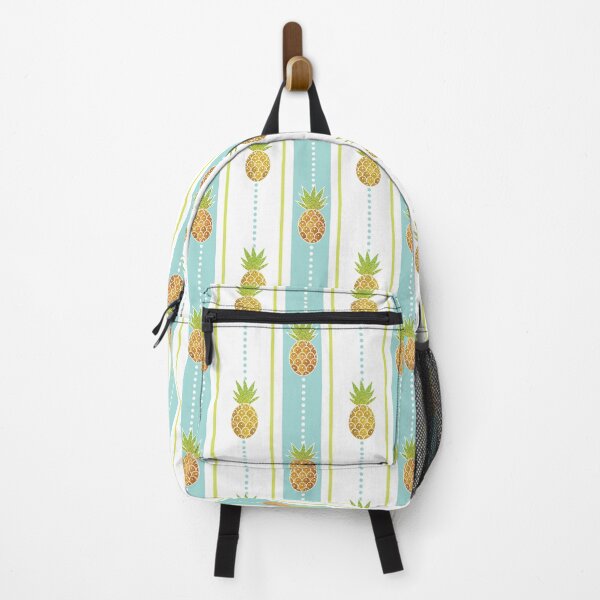 Item preview, Glitter Tropical Pineapple with Stripes and Dots designed and sold by tanyadraws.