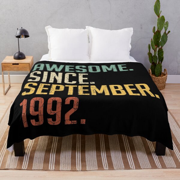 Item preview, Awesome Since September 1992 28th Birthday Gift 28 Years Old Vintage September 1992 designed and sold by Takatv.