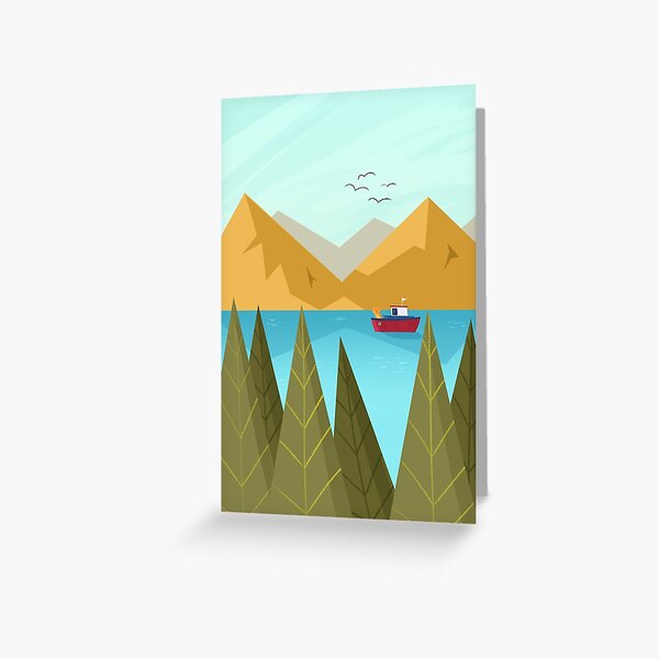 The View Greeting Card