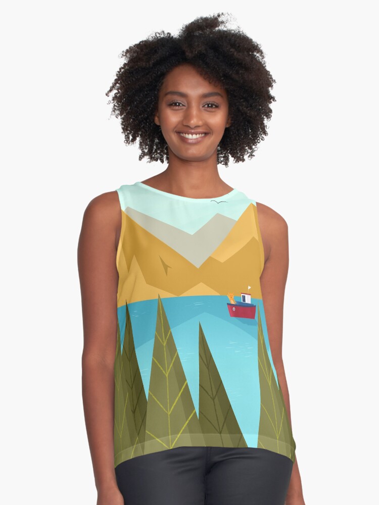 Item preview, Sleeveless Top designed and sold by cartoonbeing.