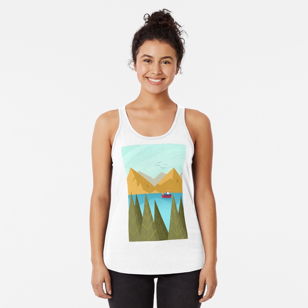 Item preview, Racerback Tank Top designed and sold by cartoonbeing.