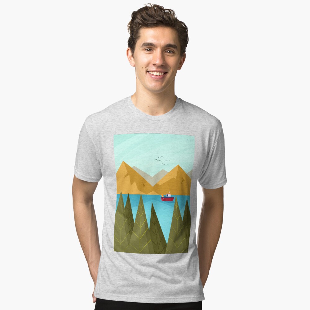 Item preview, Tri-blend T-Shirt designed and sold by cartoonbeing.