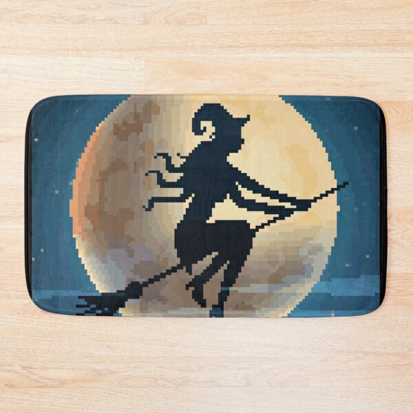 Item preview, Pixelated Flying Witch Girl designed and sold by HopeDetour.