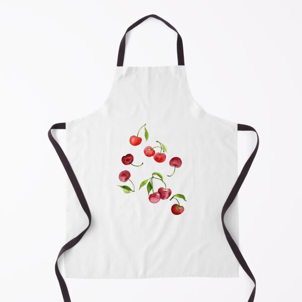 Item preview, Red cherry fruit cherries watercolor designed and sold by heartofanna.