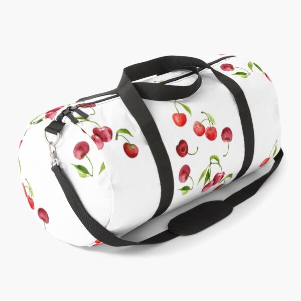 Item preview, Red cherry fruit cherries watercolor designed and sold by heartofanna.