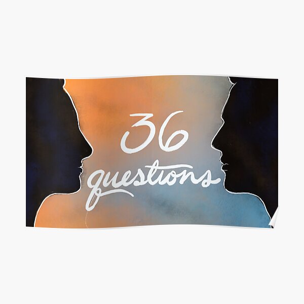 36 questions the podcast musical Poster