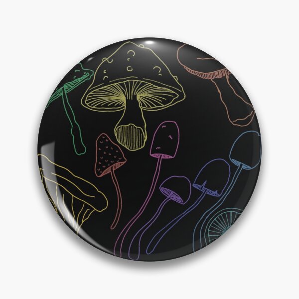 Item preview, dark neon mushrooms designed and sold by mushabear.