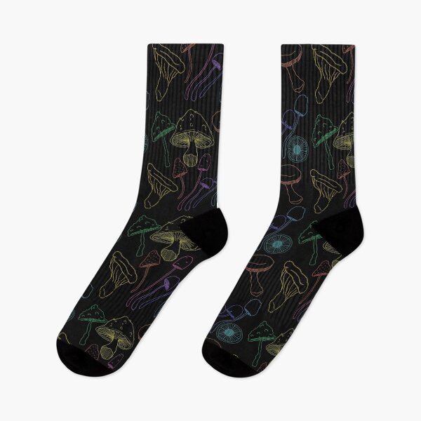 Item preview, dark neon mushrooms designed and sold by mushabear.