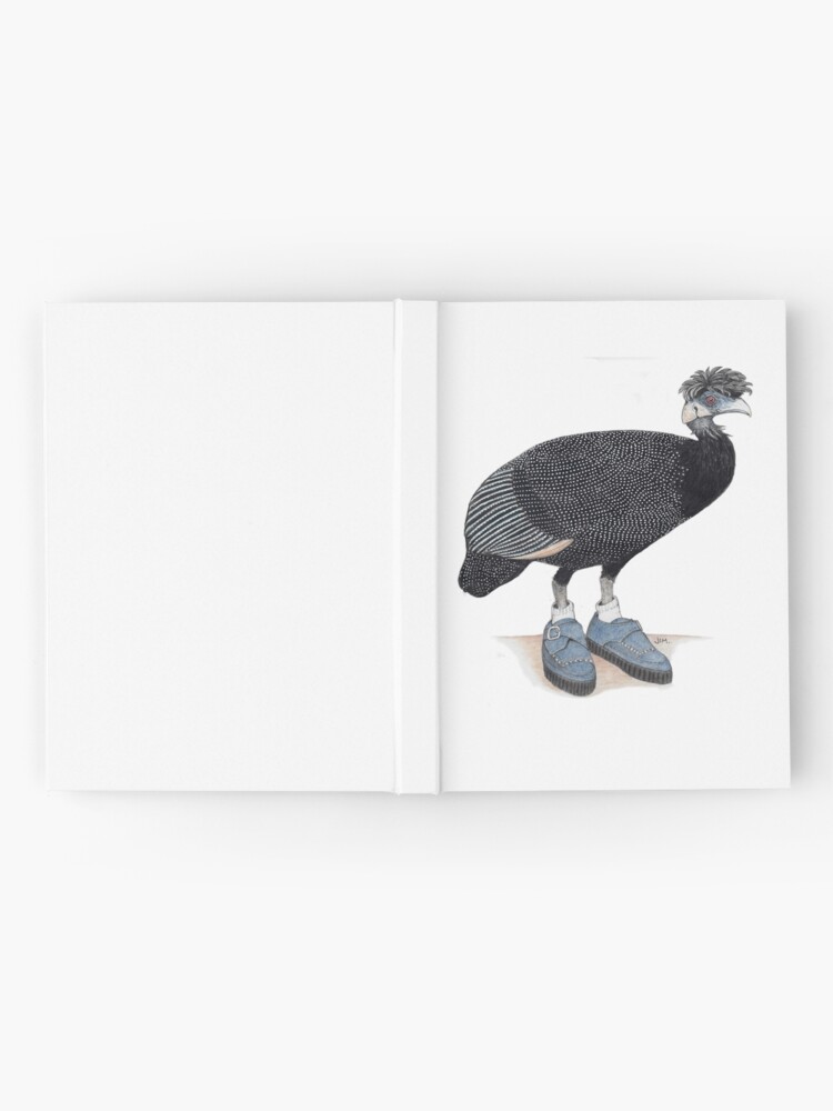 Alternate view of Guineafowl in rockabilly shoes Hardcover Journal