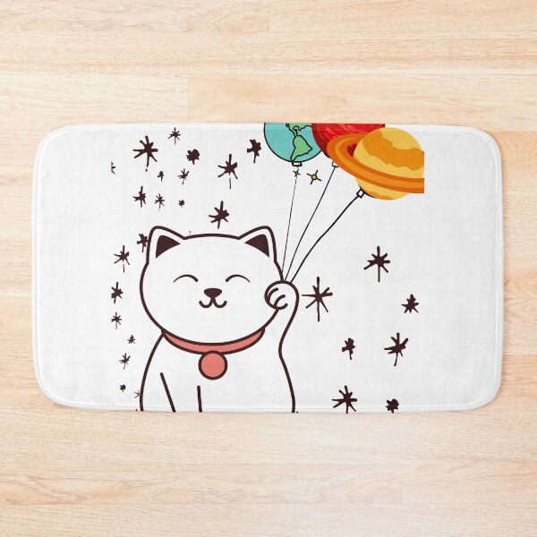 Item preview, Cute cat - Planets  designed and sold by CINE-STORE.