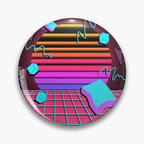 Item preview, synthwave sunset designed and sold by mushabear.
