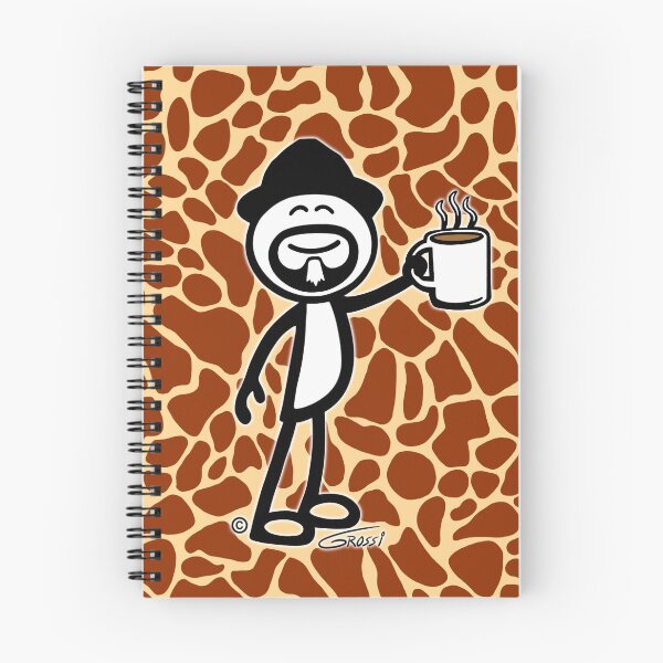 Item preview, GG Coffee Guy Stick Figure Giraffe Print designed and sold by GDGCreations.
