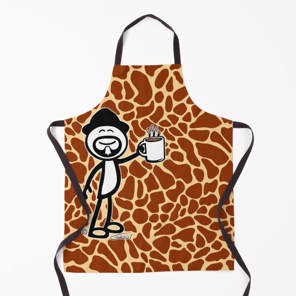 Item preview, GG Coffee Guy Stick Figure Giraffe Print designed and sold by GDGCreations.