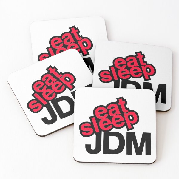 Item preview, Eat, Sleep, JDM - Red designed and sold by Teesigned.